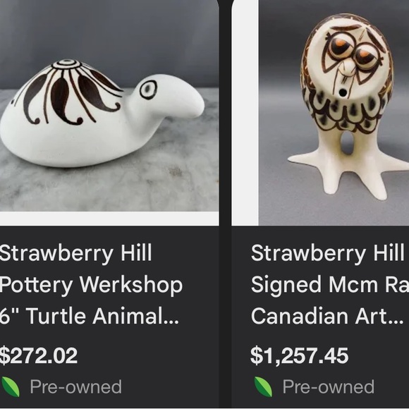 VINTAGE MCM STRAWBERRY HILL BIRD•MID CENTURY MODERN POTTERY - Picture 5 of 6